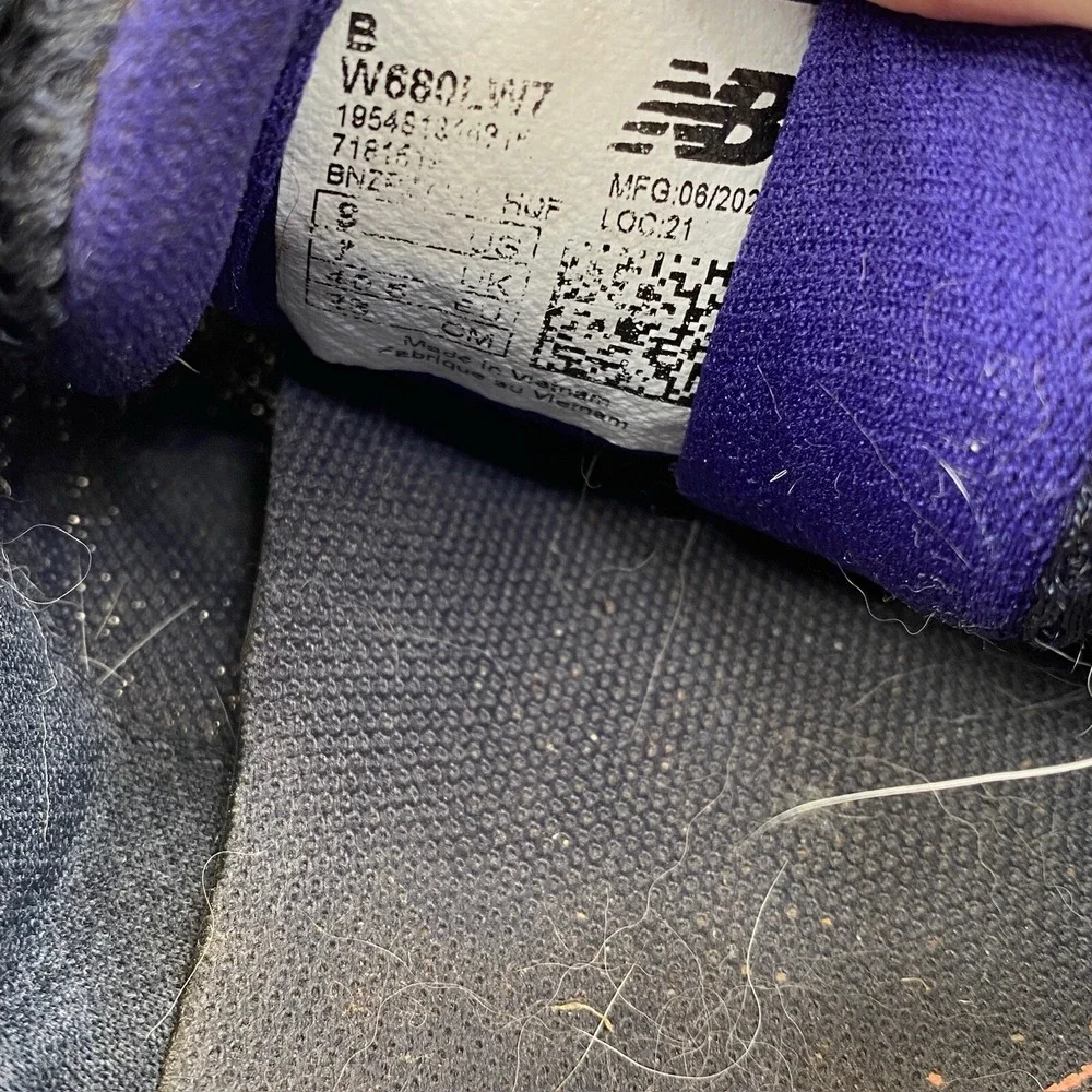 New Balance 680 Fresh Foam Women's Running Shoes Size 8 White Blue Walking - Picture 10 of 13